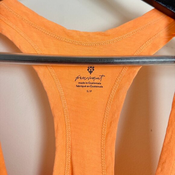 FREE PEOPLE Movement Oversized Keep Rolling Tank Top in Electric Orange Small - Picture 4 of 7